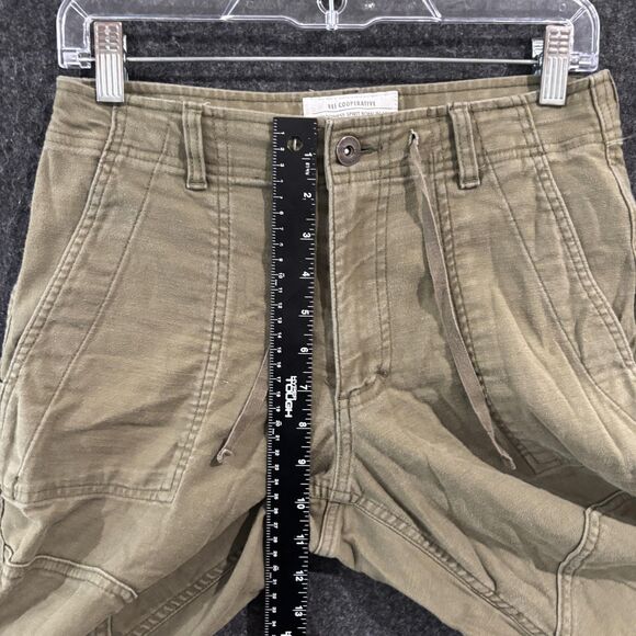 REI Cooperative Trailsmith Jogger Men's 28x30 Green Pants Elastic Cuff Hiking - Picture 9 of 13